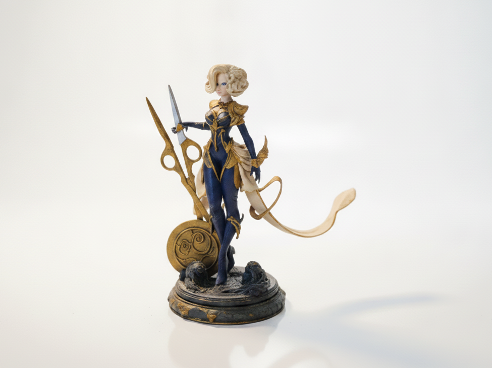 Gwen Mythical Goddess Statue LOL Champions 3D Printable