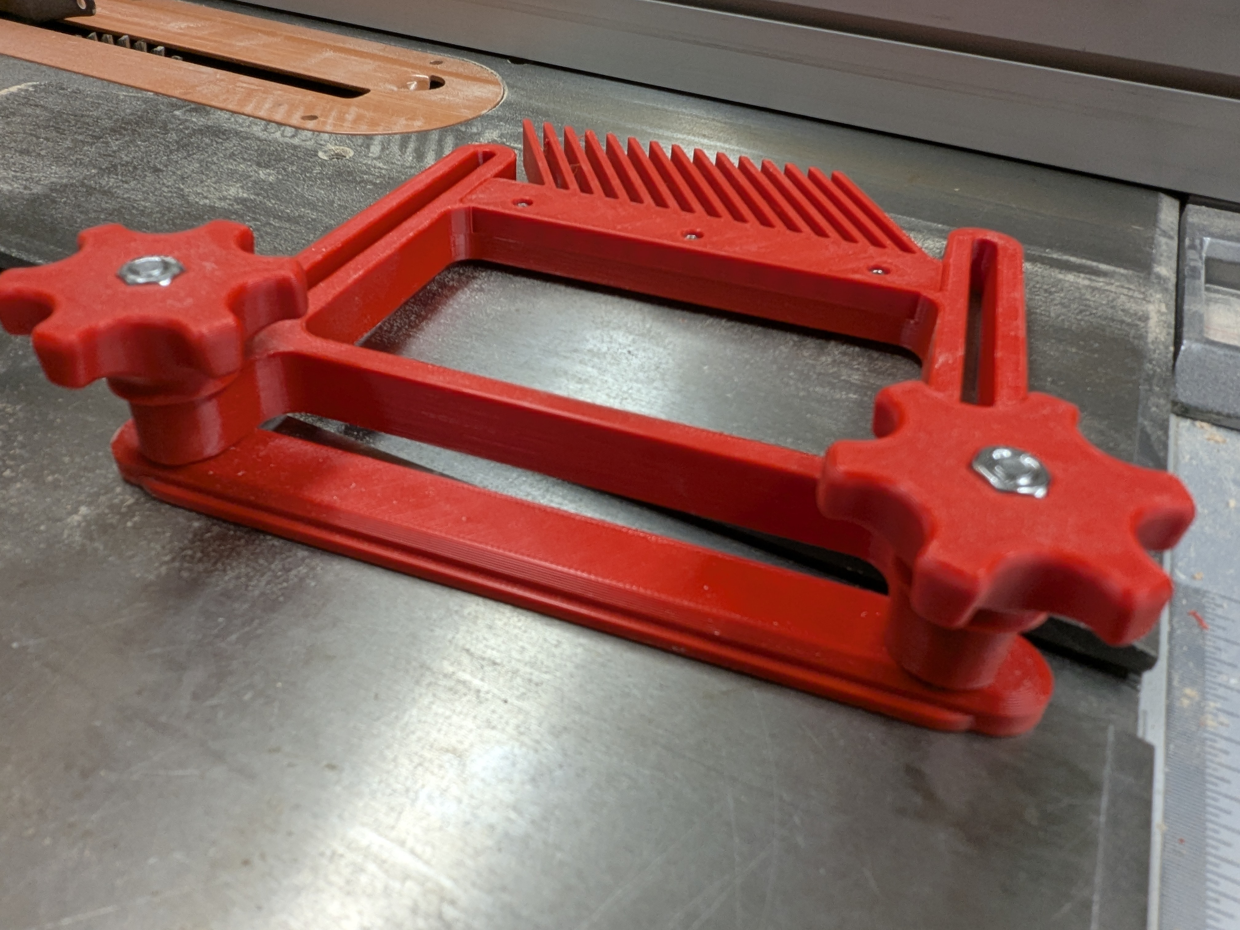 Thinner t-slot nut, fits Ridgid table saw, for scaryPug's feather boards