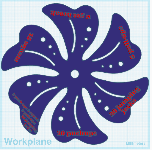 wind chime exercise wheel (free remix no attribution)
