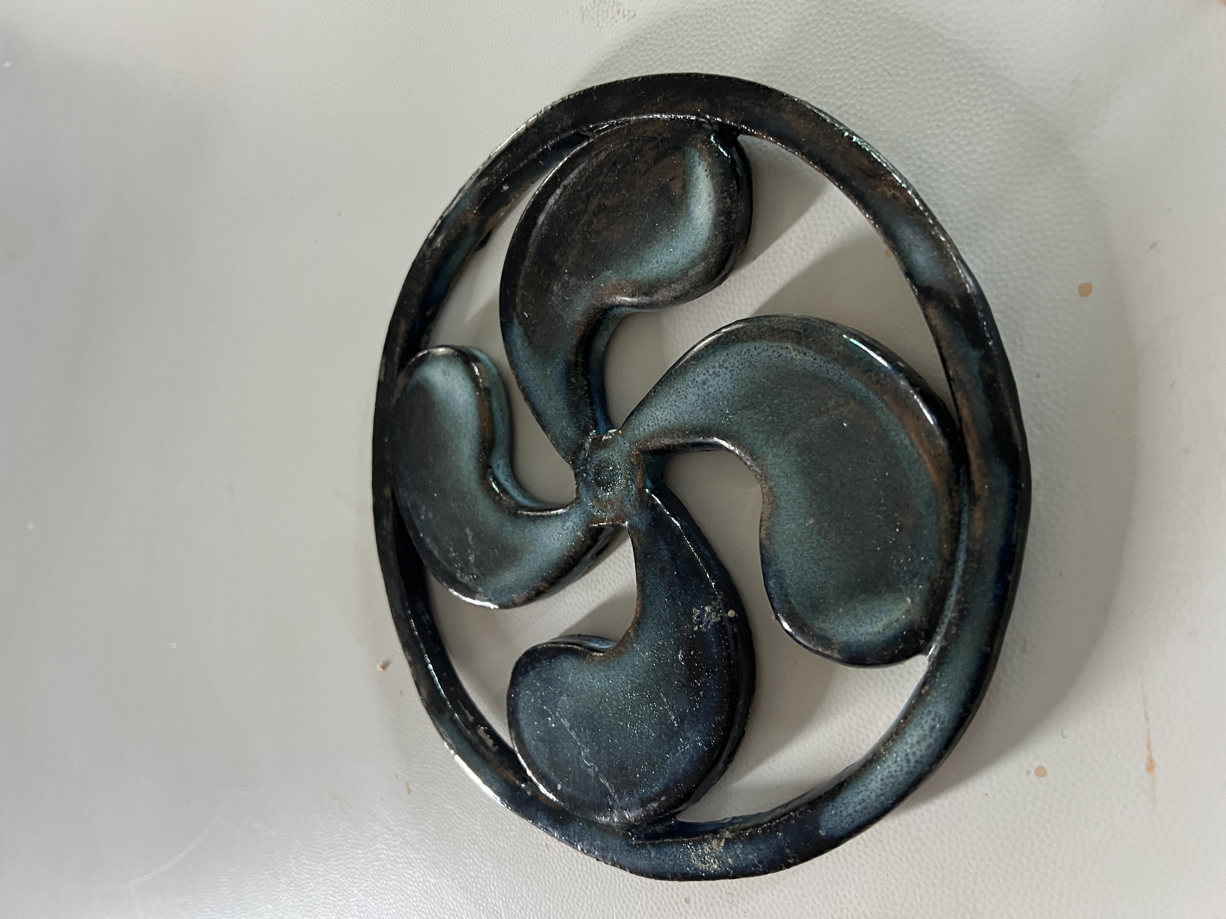 Basque ceramic trivet