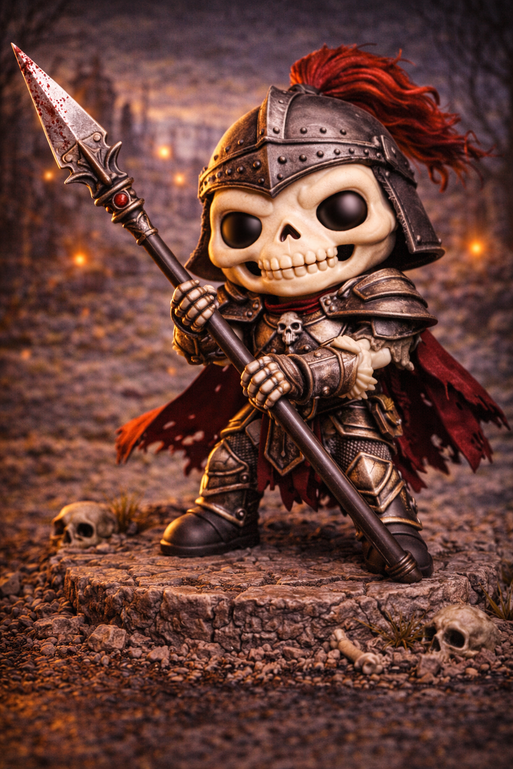 Cute Skeleton Pikeman
