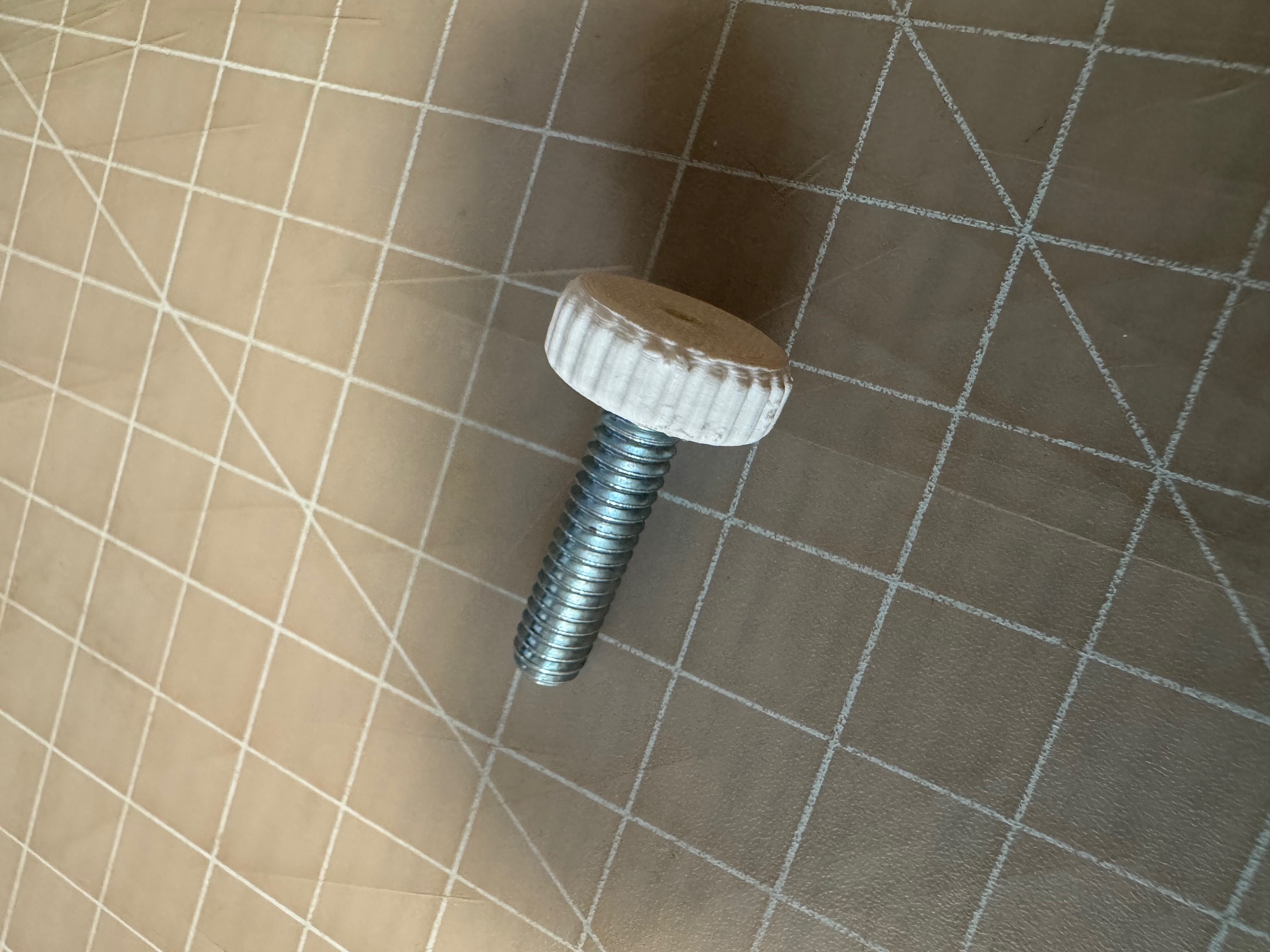 Quick Printing 1/4"-20 Hex Bolt Foot or Grip Cap