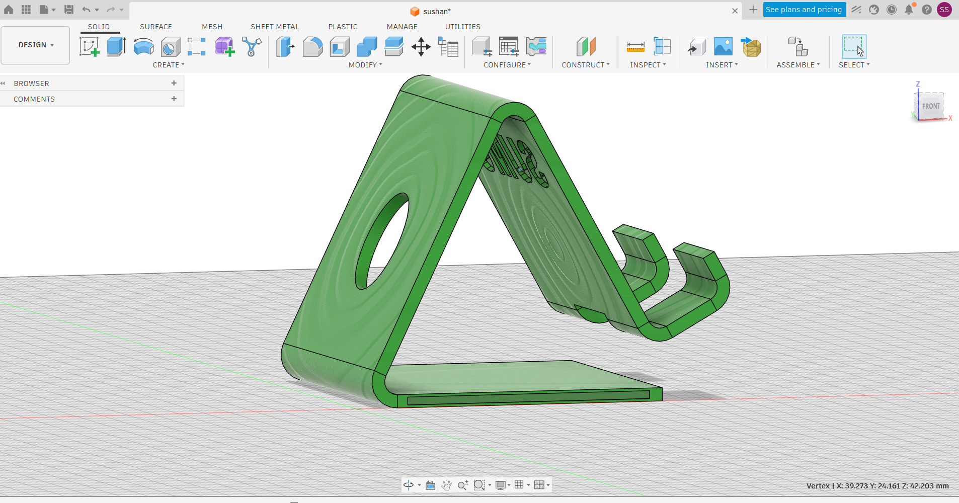 phone stand with cup holder
