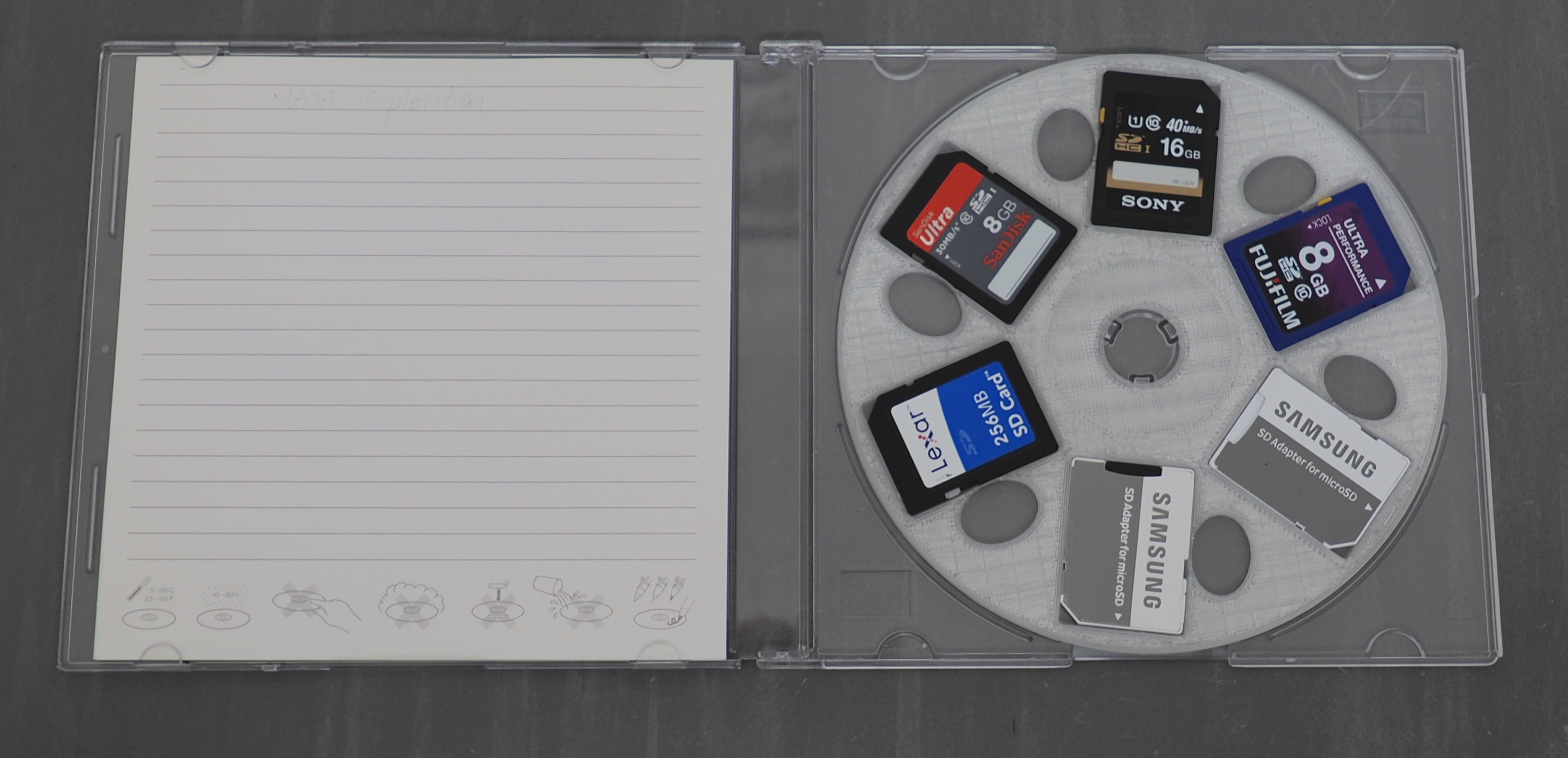 6 SD card storage case