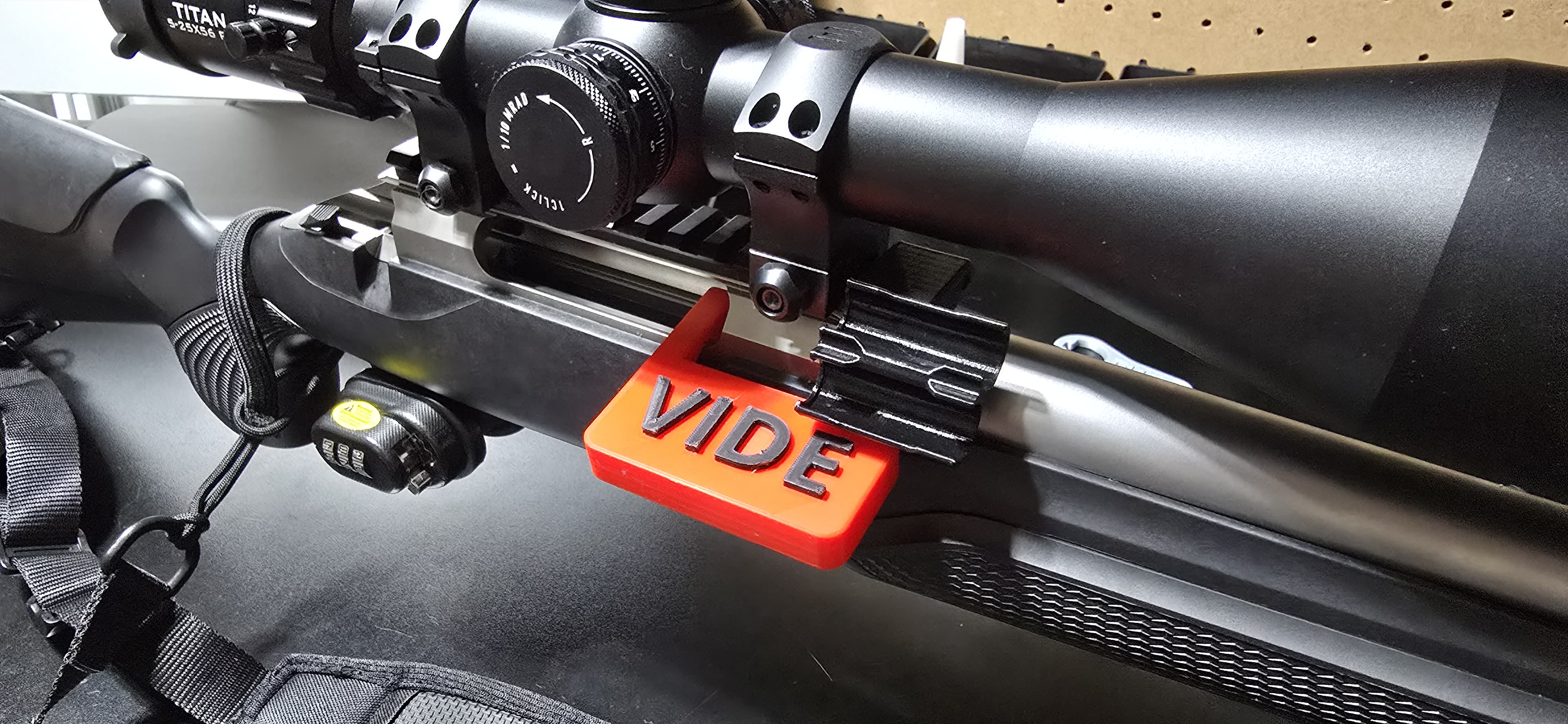 Rifle Safe Flag - 6.5 Creedmoor (French)