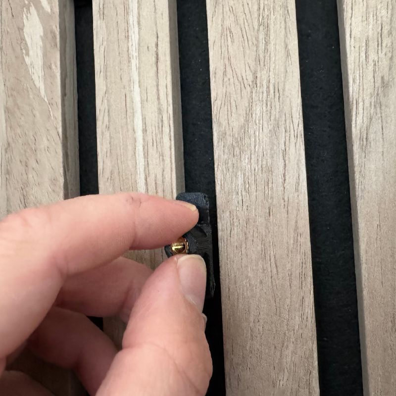 No Drill acoustic Panel mount by re3ce | Download free STL model ...