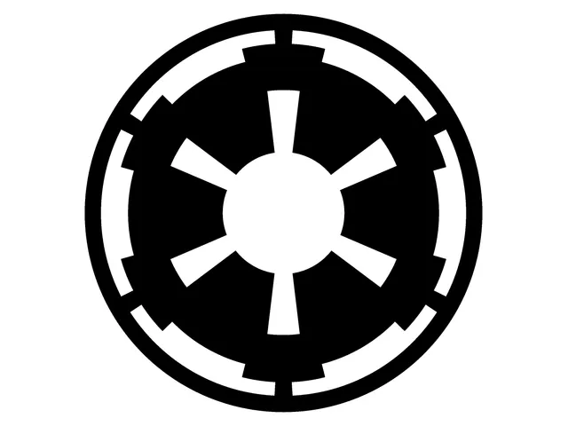 Galactic Empire Imperial Cog - High Precision Wall Sign