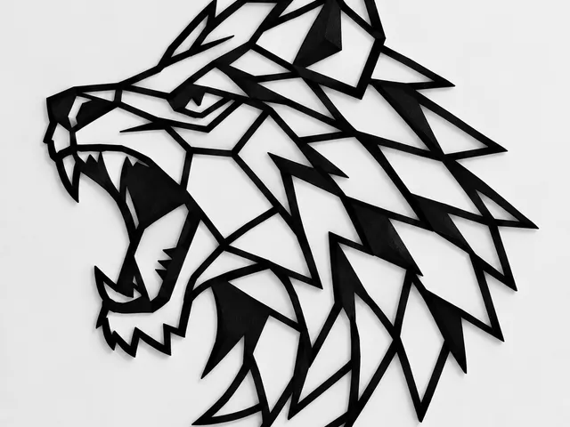 Low Poly Wolf – Geometric Wolf Head Wall Art