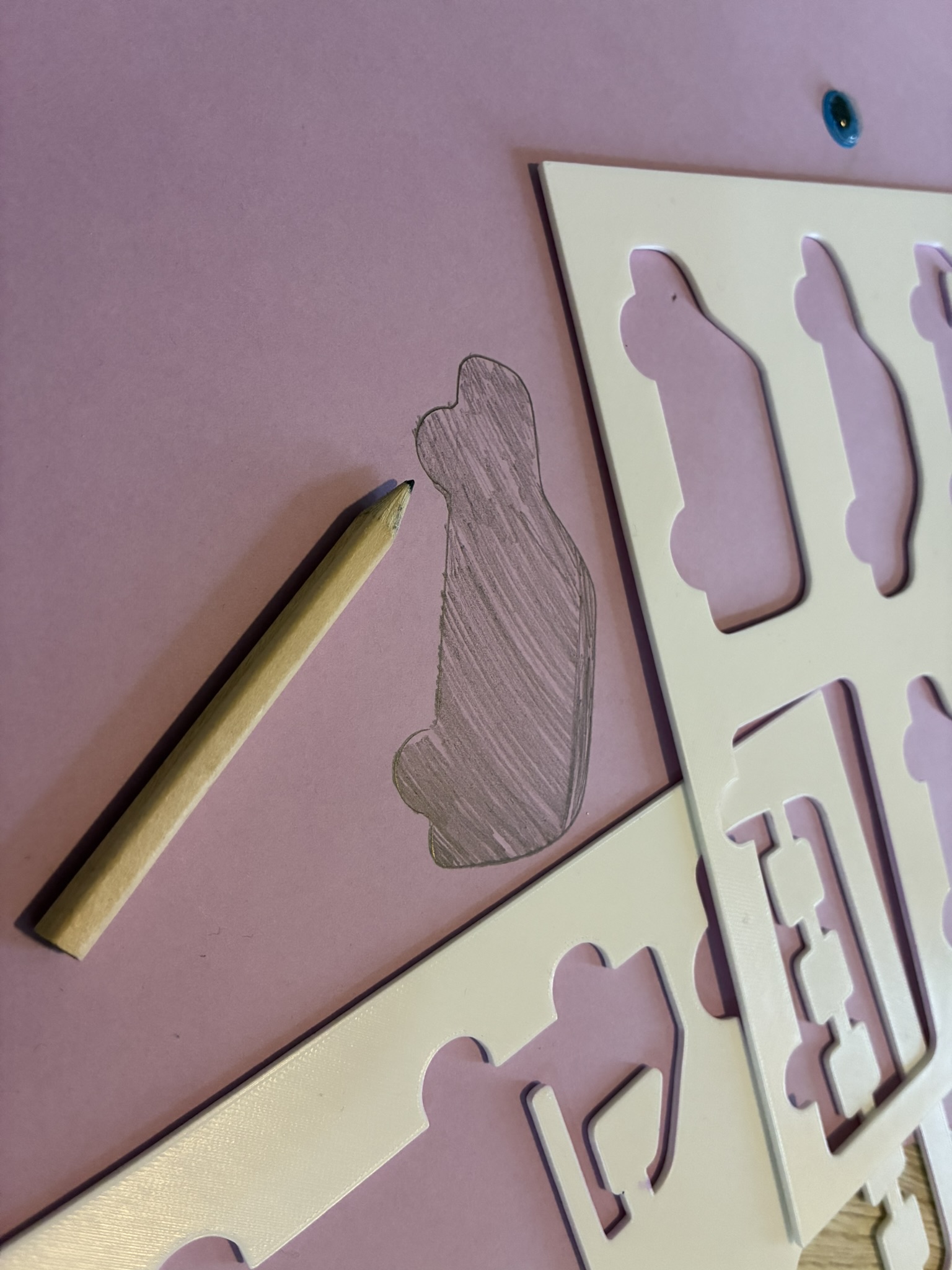 Vehicles Coloring Template Ruler