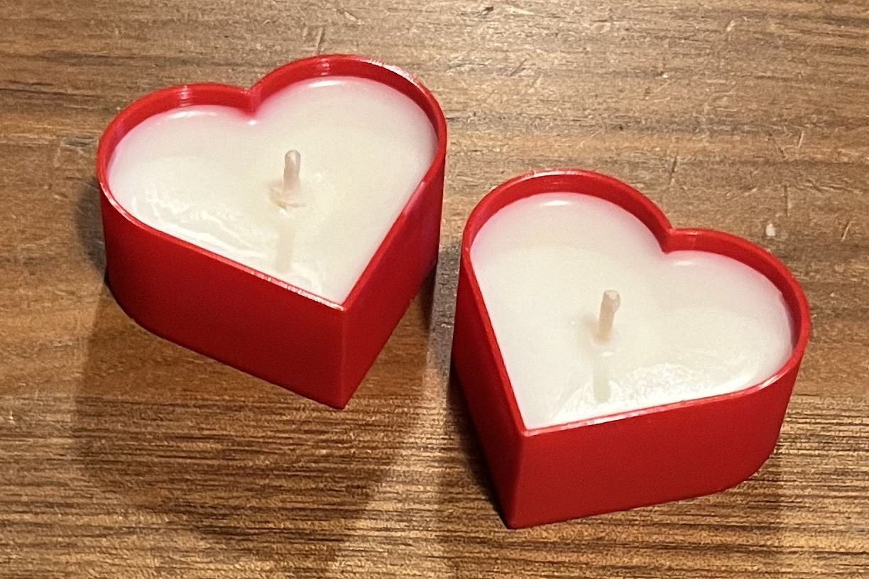 Hearty tea candle