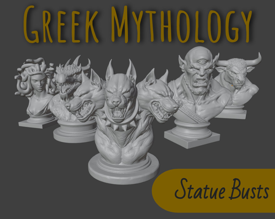 Greek Mythology Busts