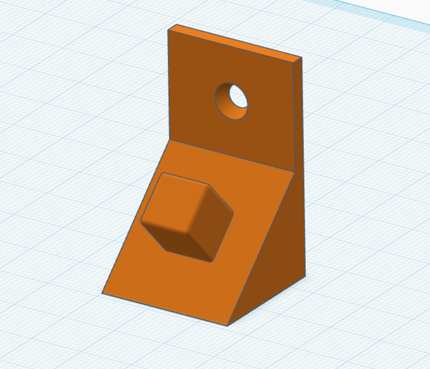 single 3/4 and 1/2 nuts wall holder — miniatura 2