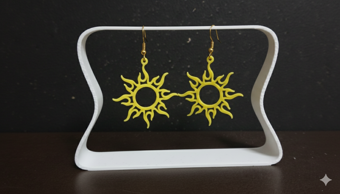 Sun earrings