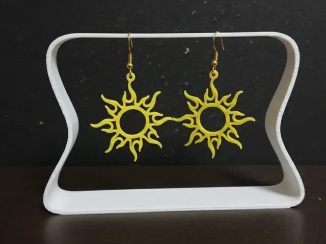 Sun earrings