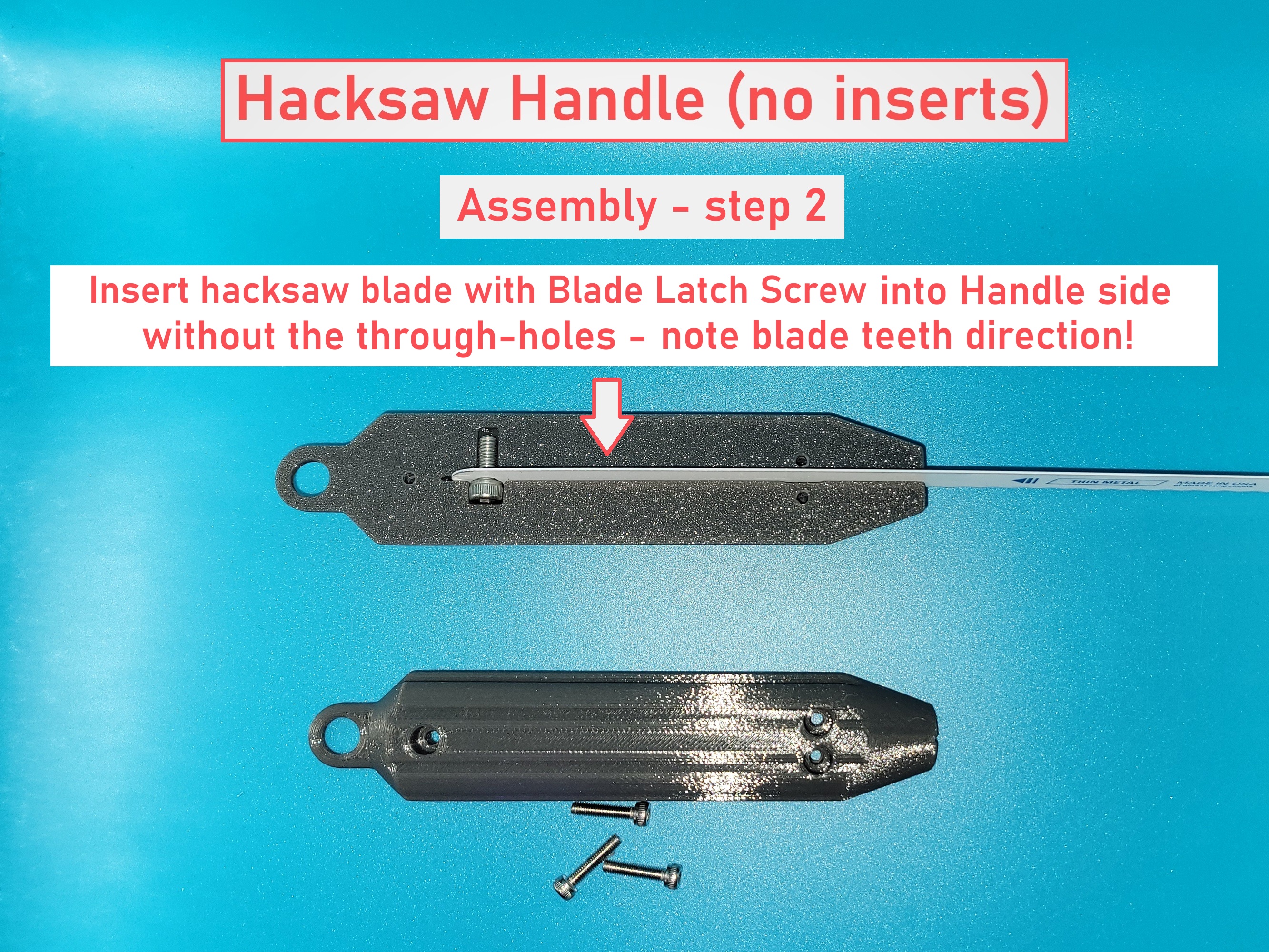 Hacksaw Handle (no inserts) — thumbnail 8