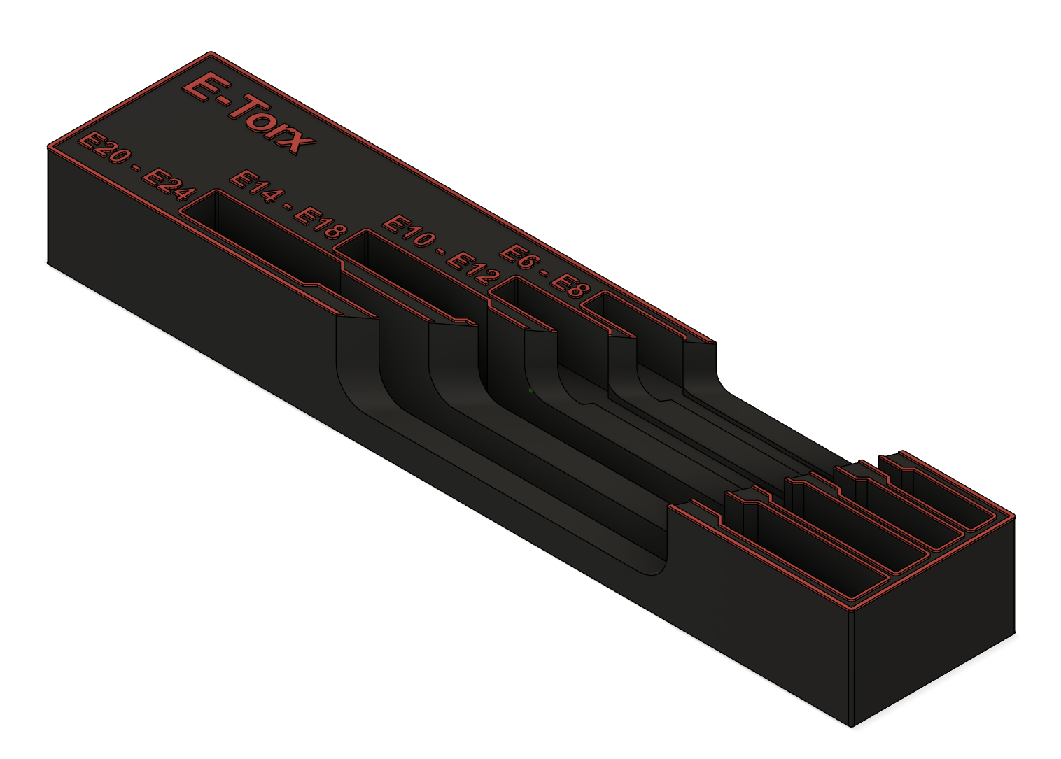E-Torx Ratcheting Wrench Tray - GearWrench 9224D