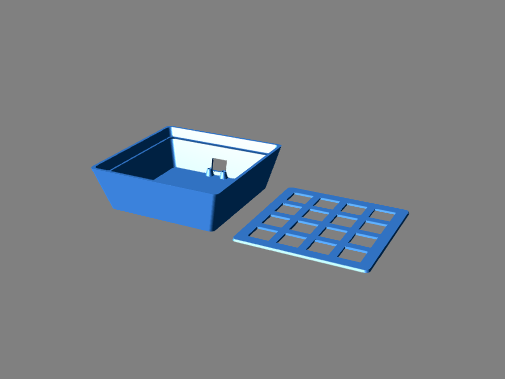 Miniatura 4 do modelo 3D Parametric Macro Pad