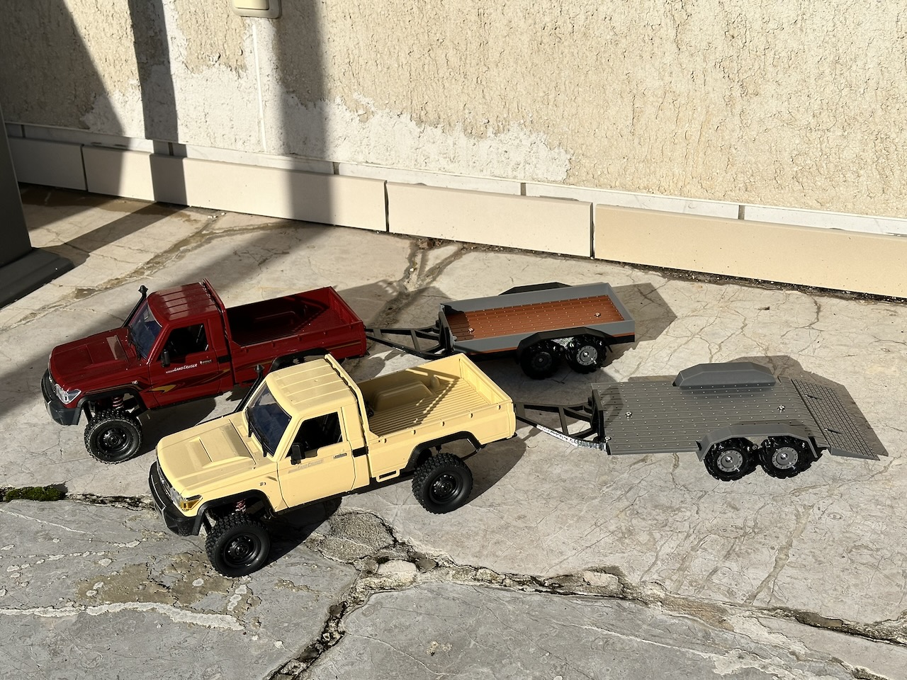Trailer for MN82 RC Land Cruiser 1/16