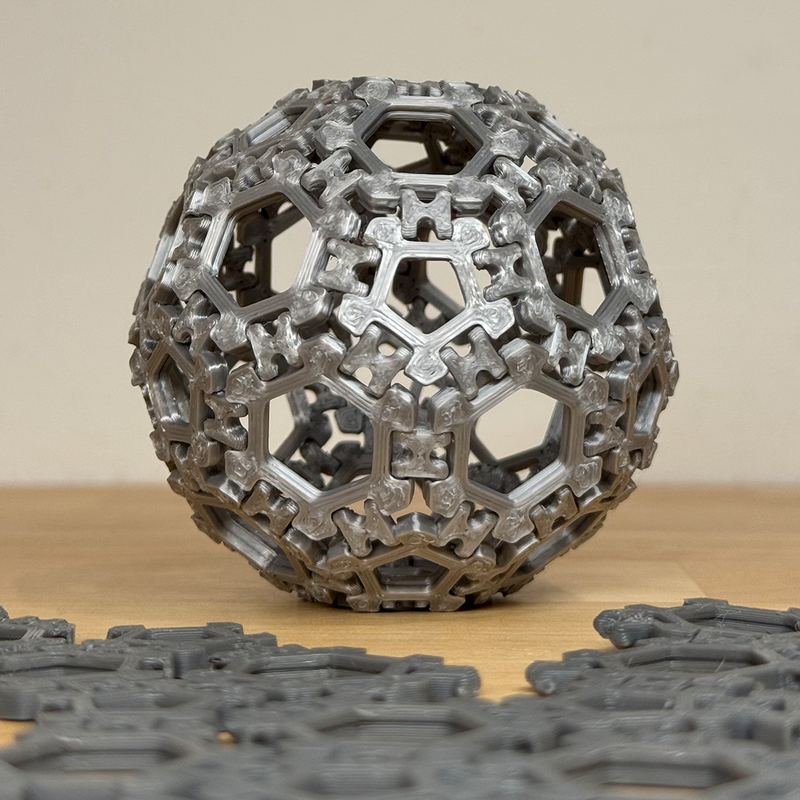 Flexible Sphere – Snap Together Geodesic Ball by Da_Rius | Download ...