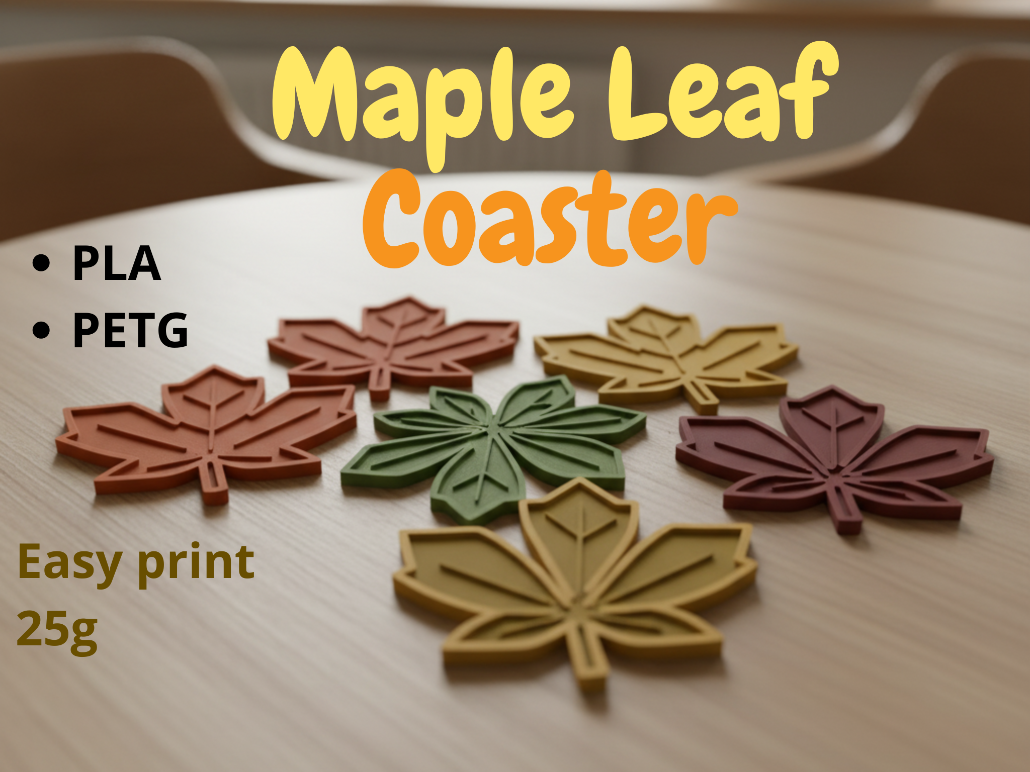 Maple Leaf Coaster