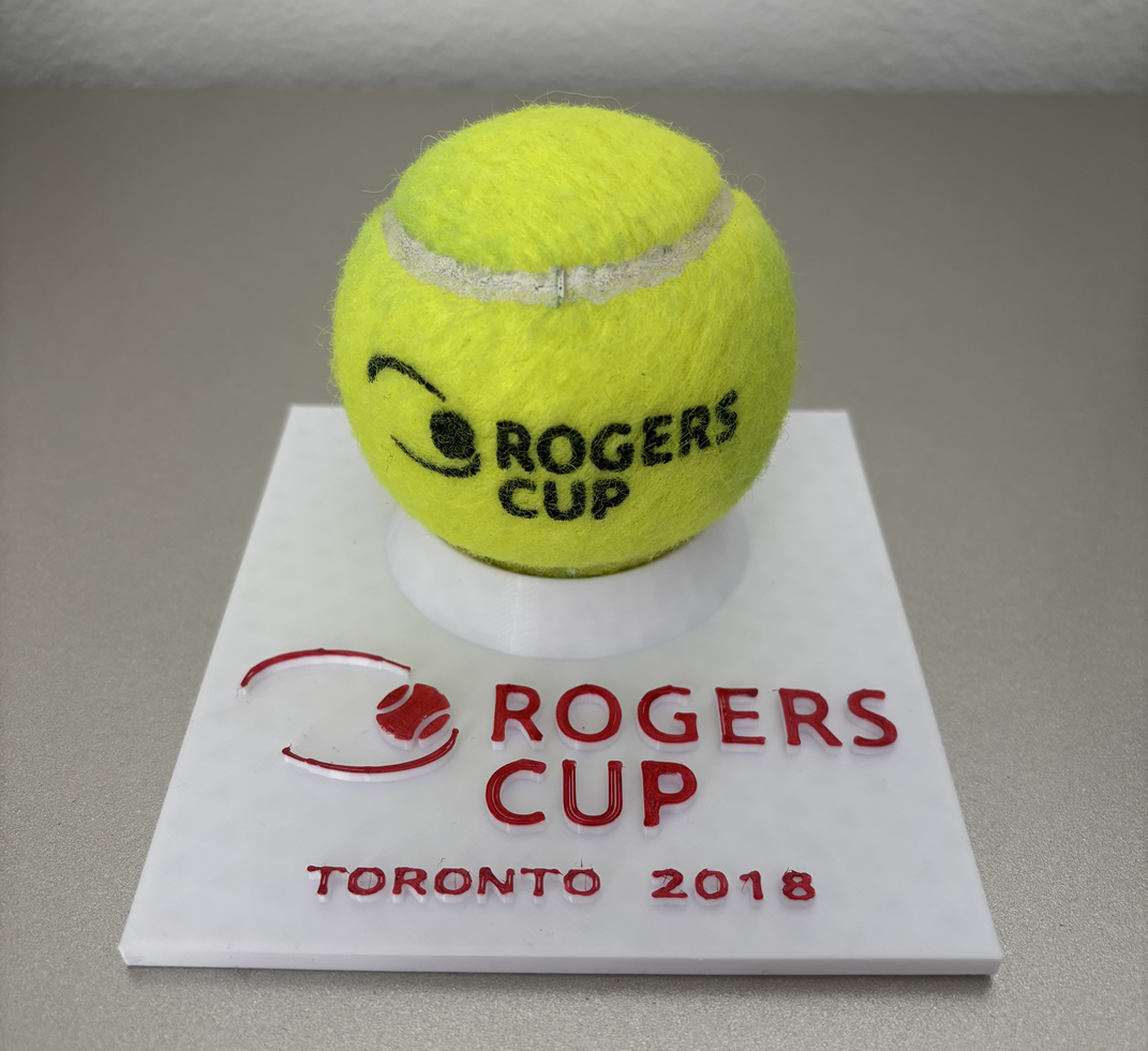 Tennis Ball Display Holder Stand Rogers Cup Canada