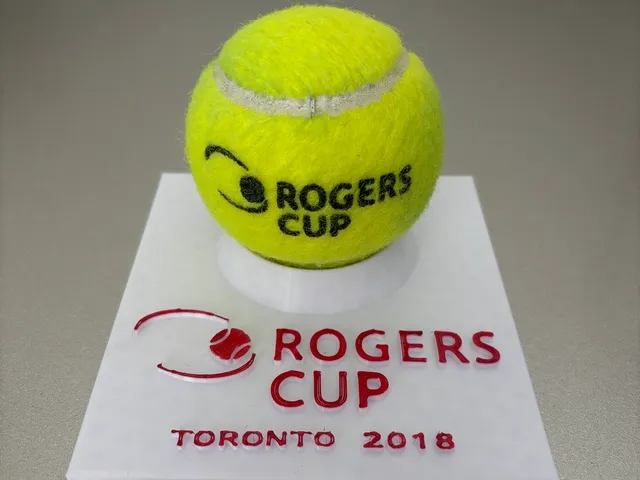 Tennis Ball Display Holder Stand Rogers Cup Canada