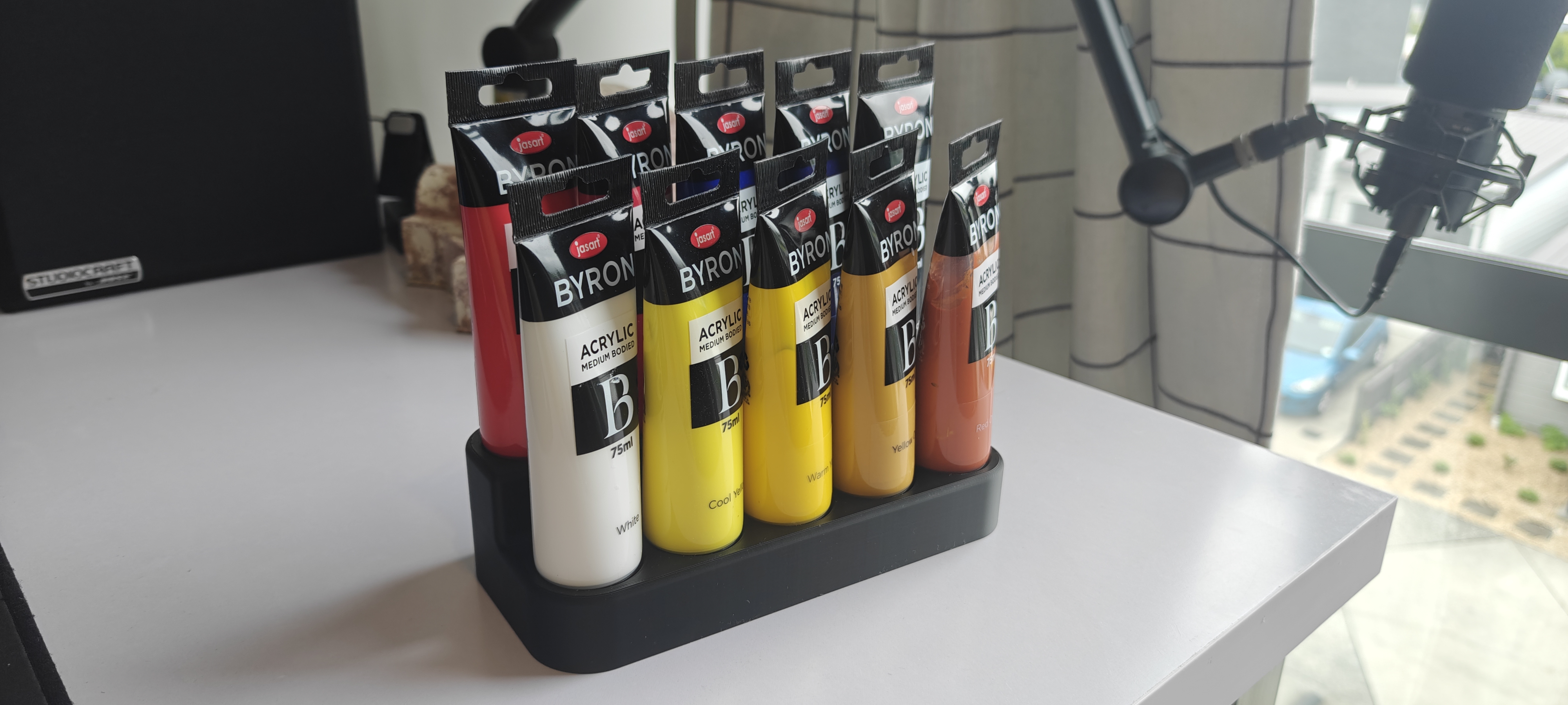 Acrylic Paint stand - 75ml tubes (34mm cap)