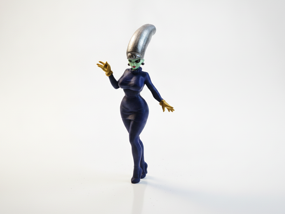 Marge Simpson Figurine Cartoon Character 3D Printable