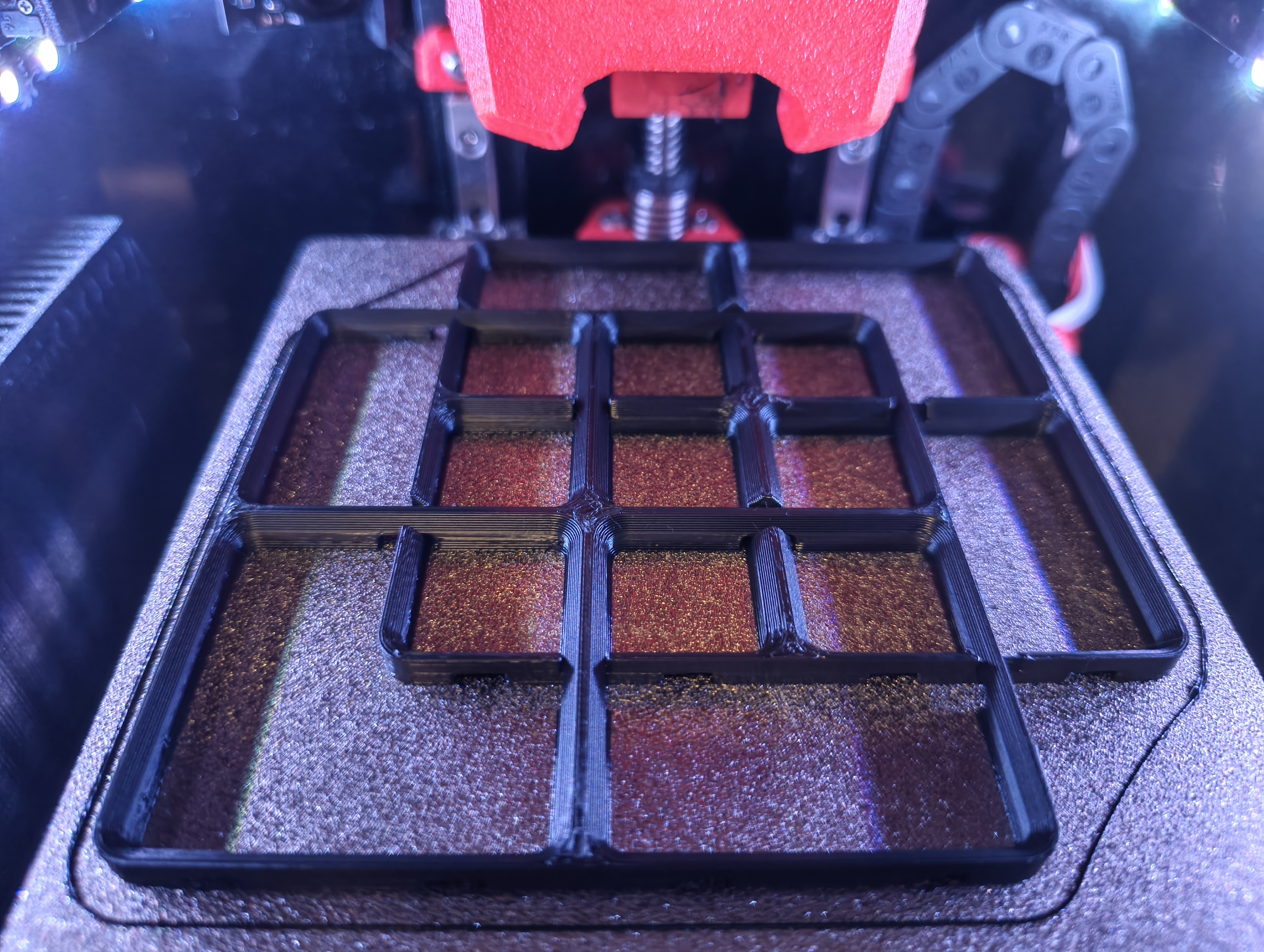 Dovetail "nano" Gridfinity base 2x2 nested