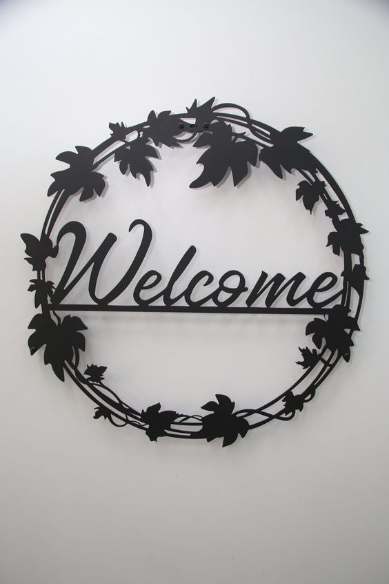 Door wreath welcome — miniatura 2