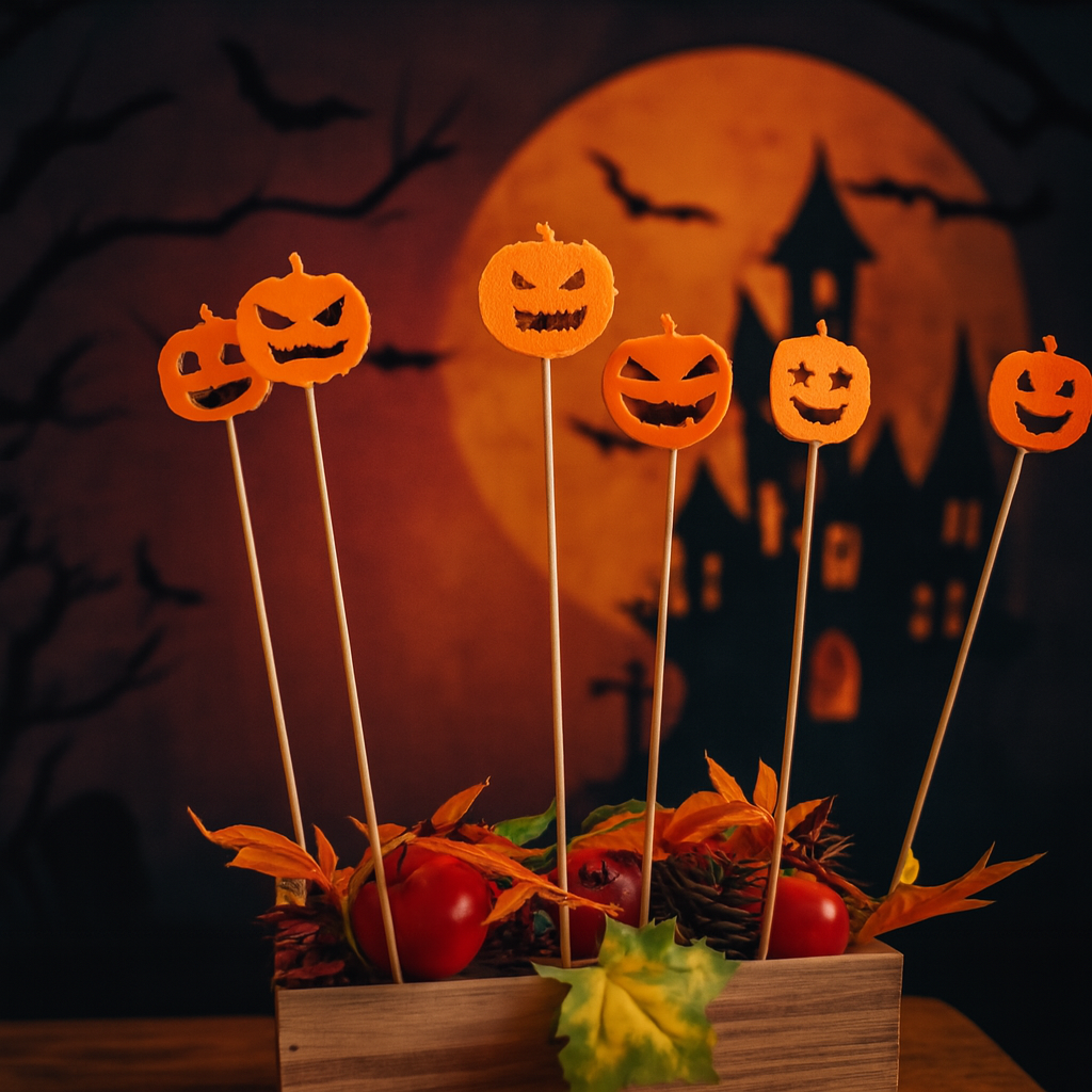 Decoration pumpkin stick