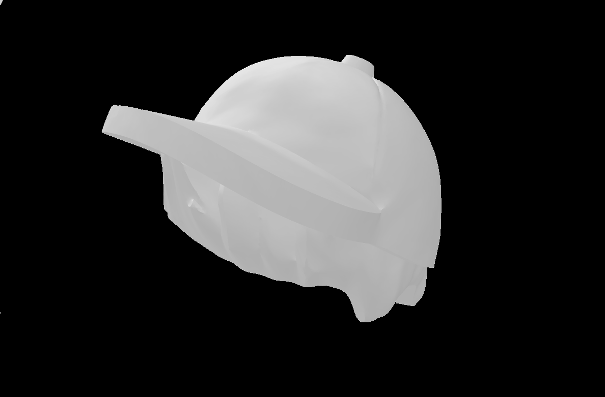 Lego Compatible (101661.dat) Minifig Hair Combo Hair with Hat Short Tousled Hair with Molded Ball Cap