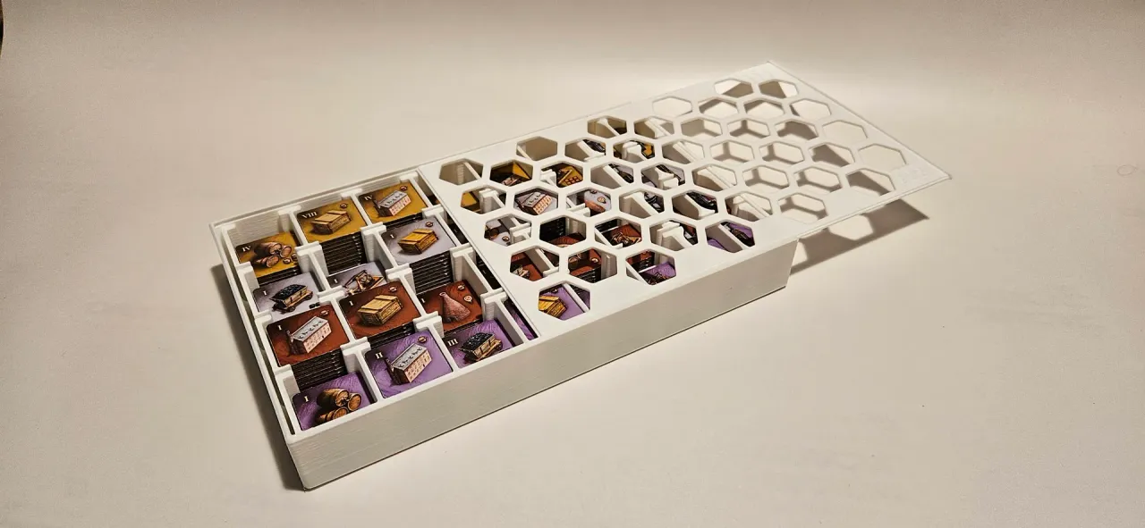 Brass Birmingham - Board Game Inserts - Hexified Industrial Tiles