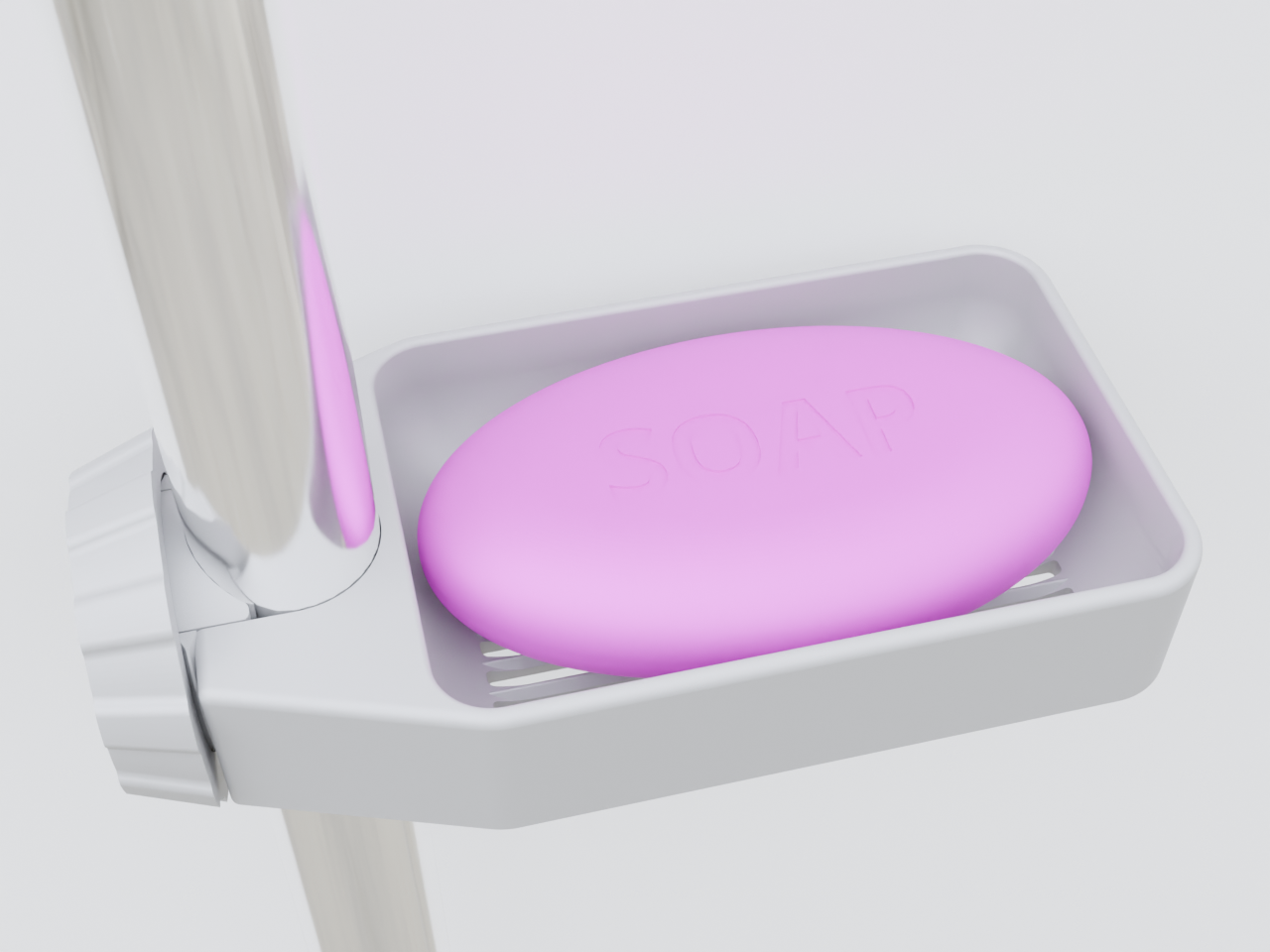 Sturdy Shower Bar Soap Dish
