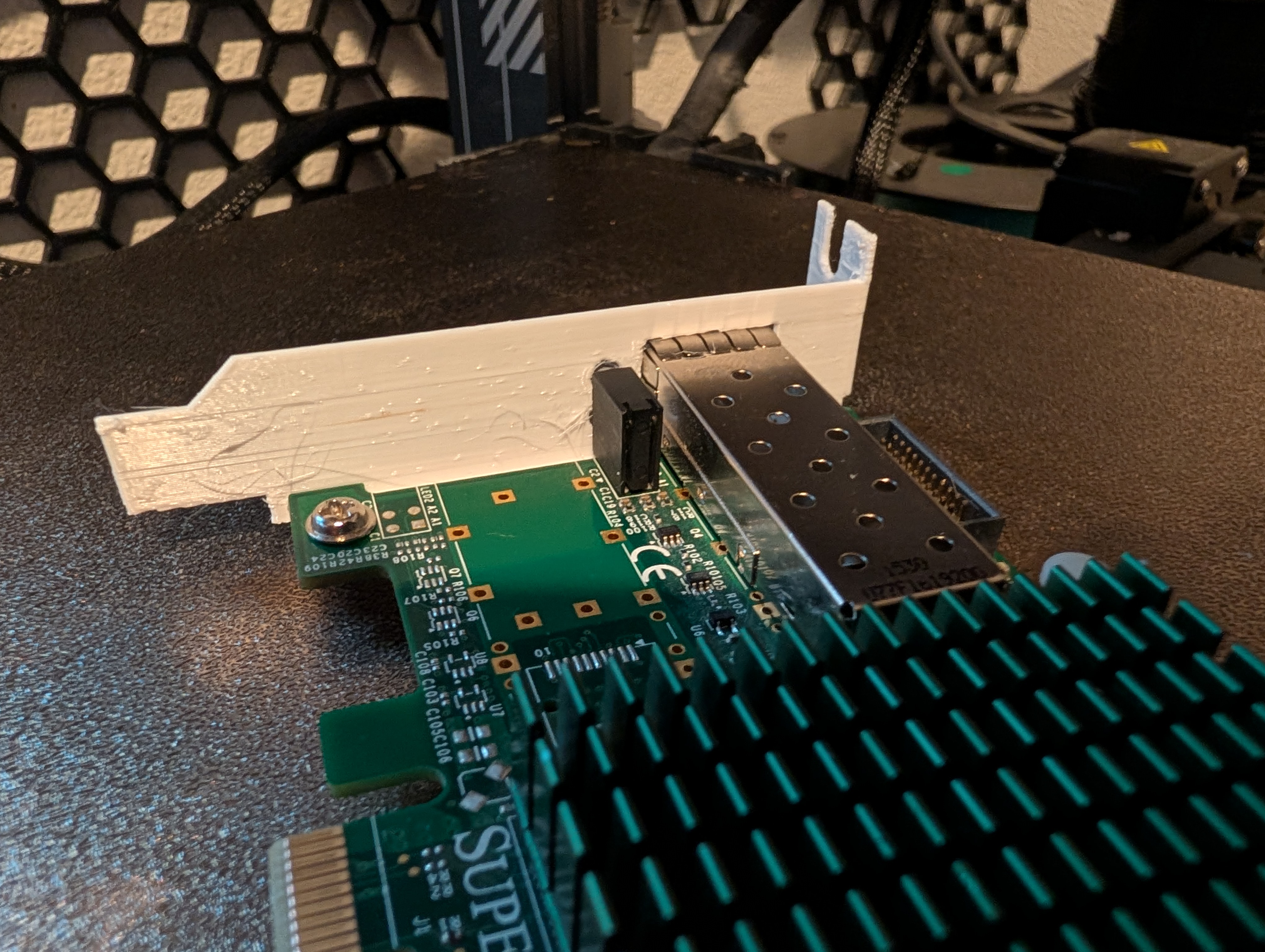 PCI Low Profile bracket for Supermicro AOC-STGN-i1s 10Gbps card