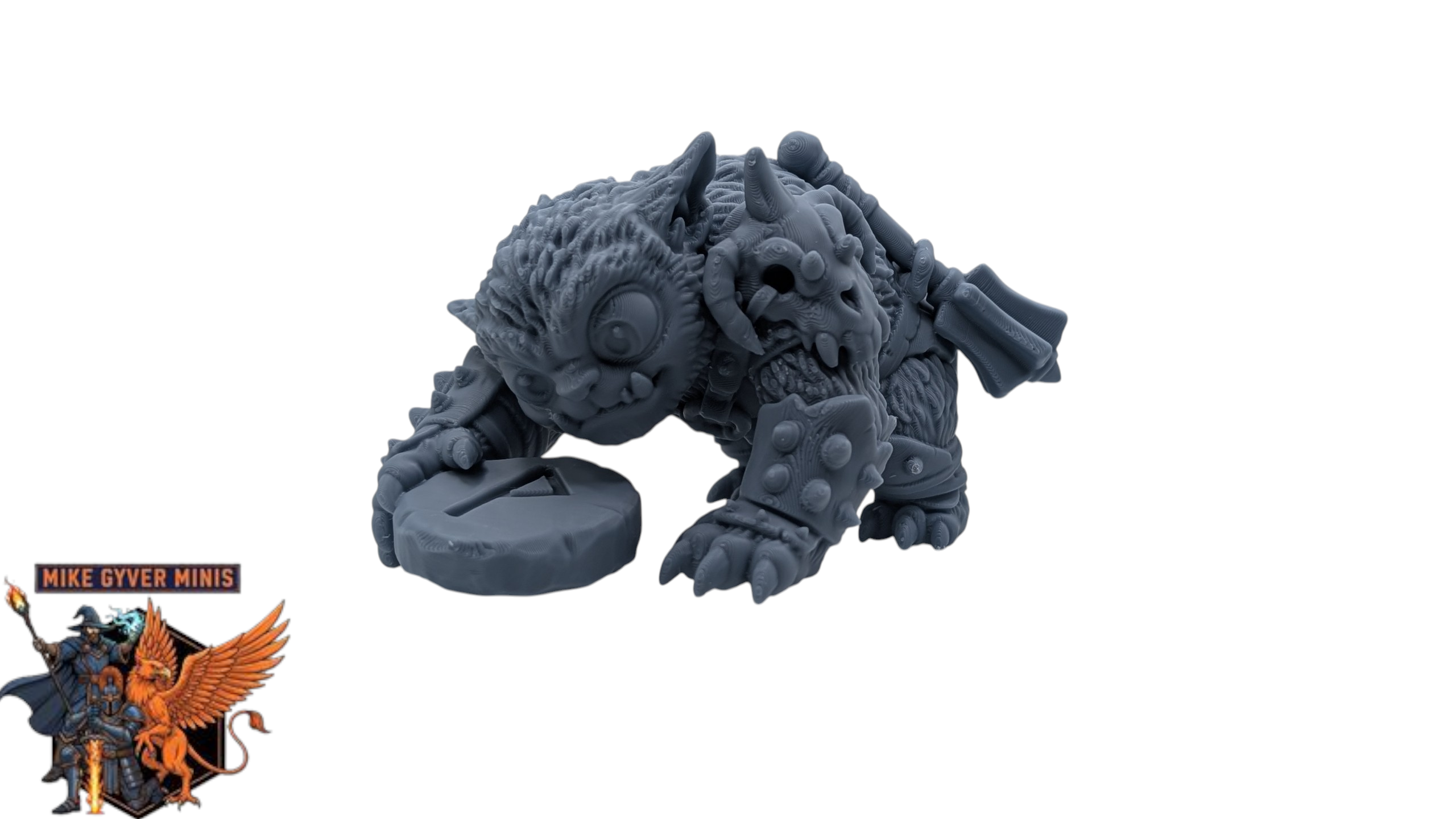 Chibi Bugbear with Rune - MGM Print-Ready Mini