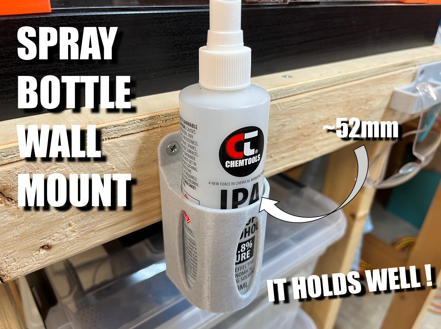 Spray Bottle Wall Mount