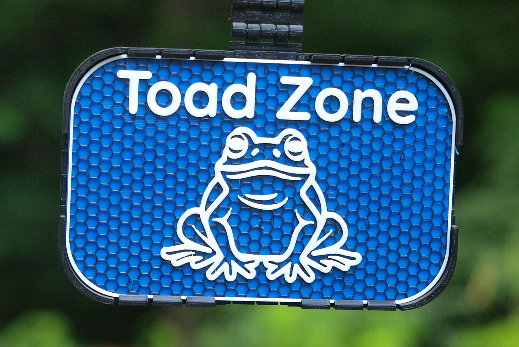 Toad Zone sign