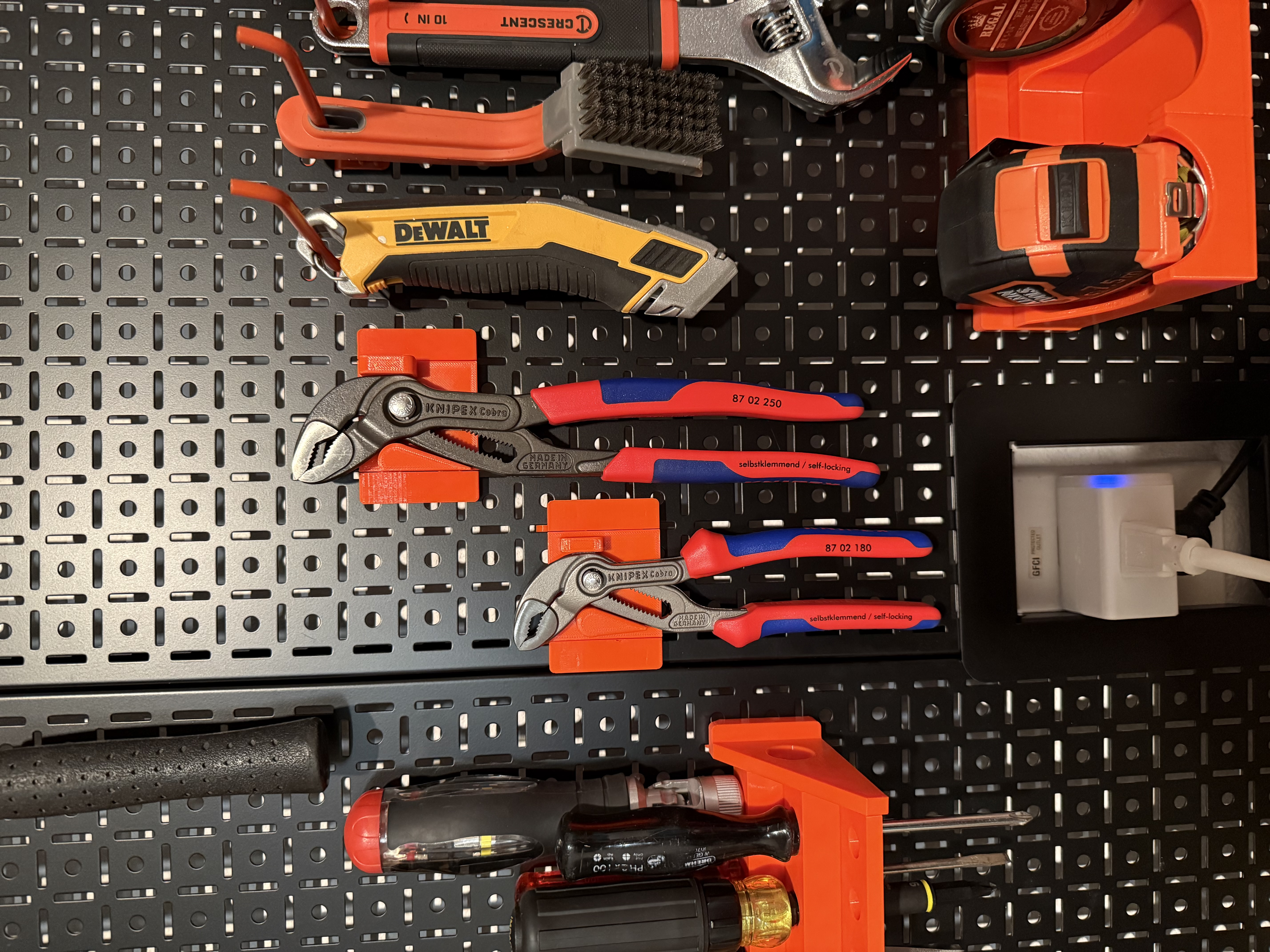 Knipex Cobra Holders for Wall Control and Omniwall