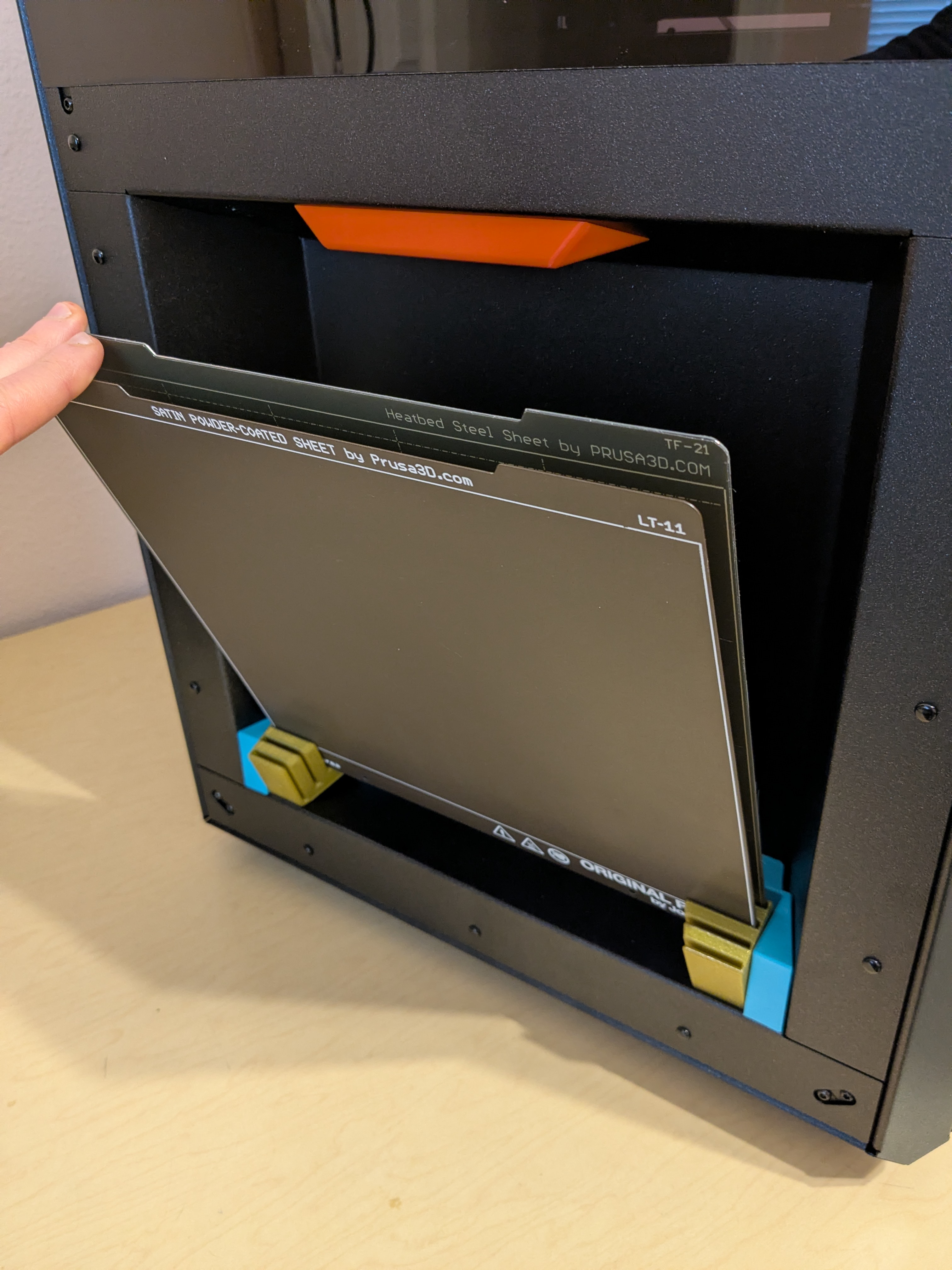 Tilting Print Sheet Storage for CORE One (Build Plate holder)
