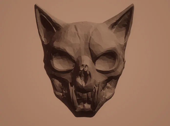 cat skull by Jan Colasanti | Download free STL model | Printables.com