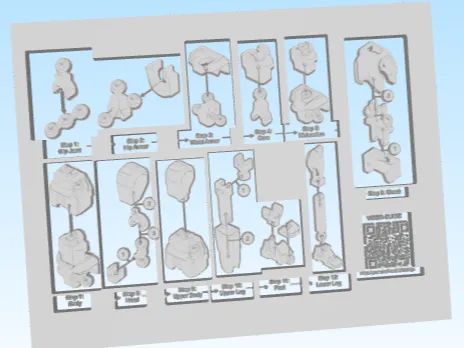 Dummy 13 (BETA) 3D Assembly Instructions