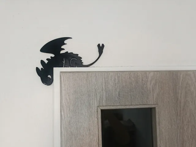 Night Fury Toothless door decor