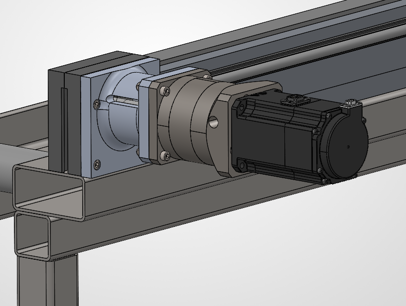 Servo motor mount