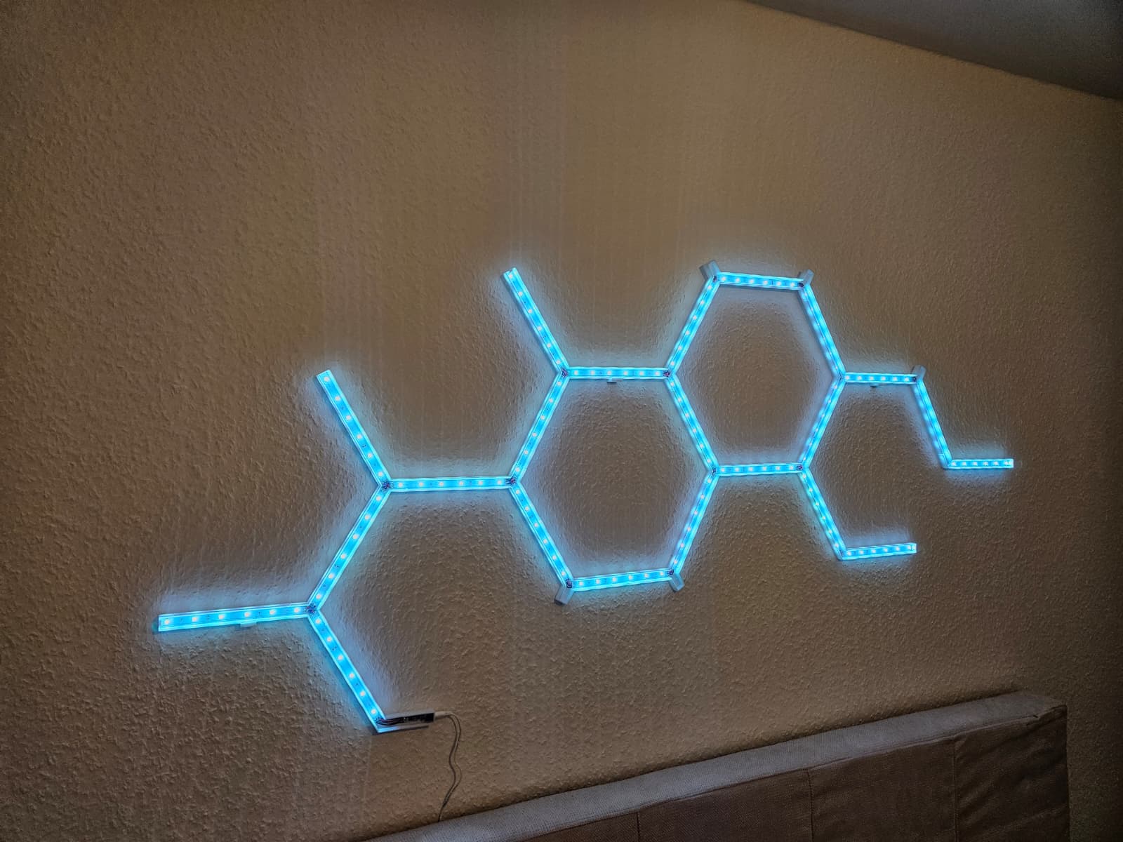 LED Honeycomb Wall Lamp (modular)