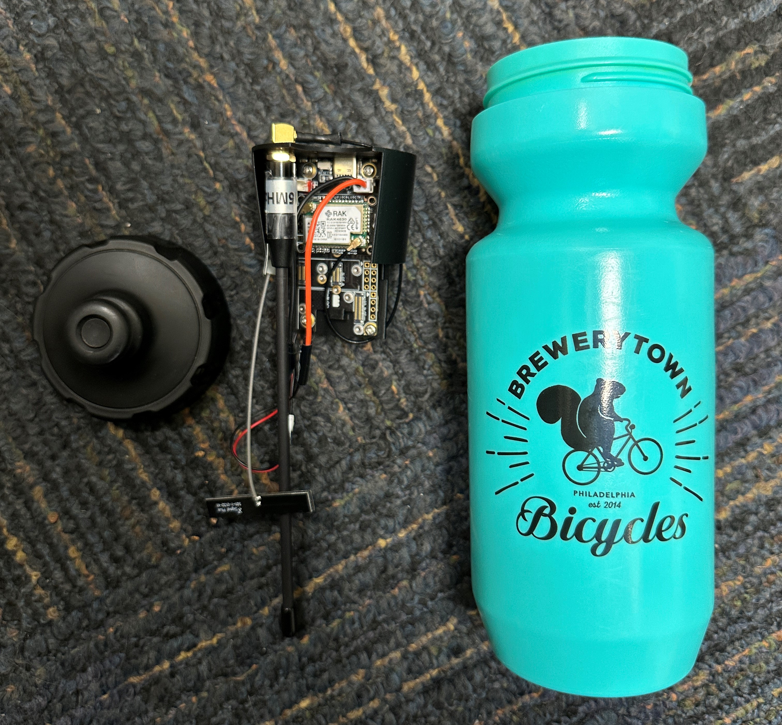Stealthy RAK4630 Water Bottle Meshtastic Node