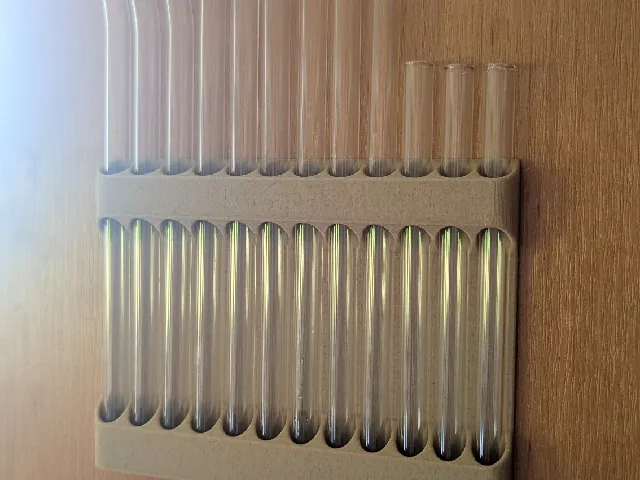 Glass straw organizer