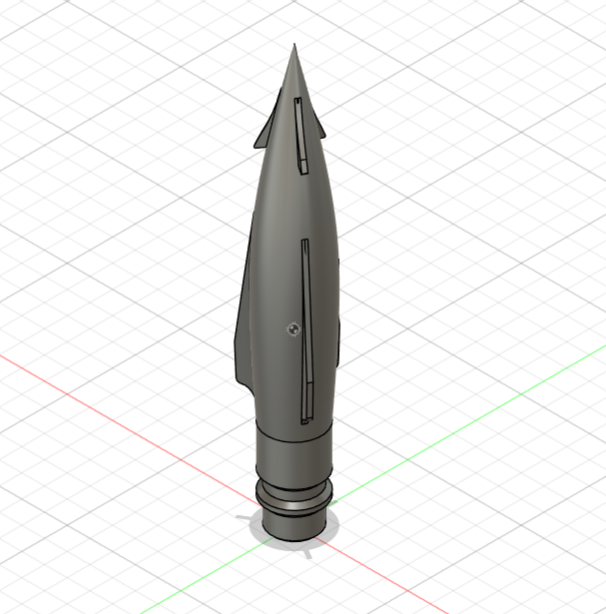 Airline Rocket for 1/4" Quick Release Fitting