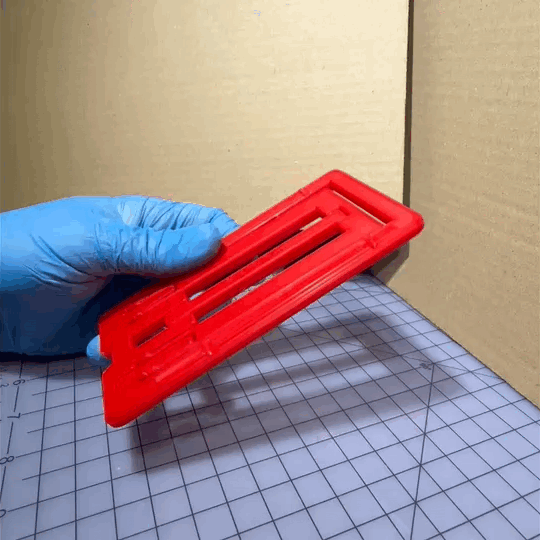 Fold-flat print-in-place phone stand, a go-anywhere phone stand