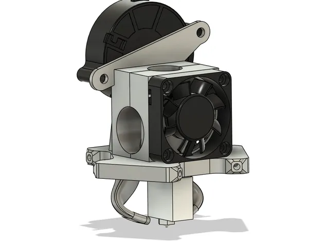 E3D v6 Volcano Effector for Micromake Delta Kossel